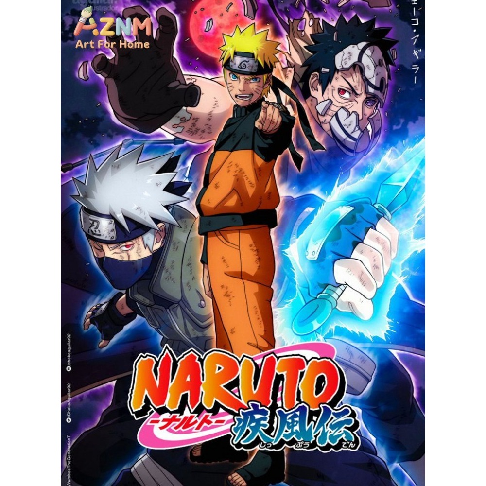 Rahmenloses 1-teiliges Naruto  – Embroidery Embellishments Bewertung und Preis