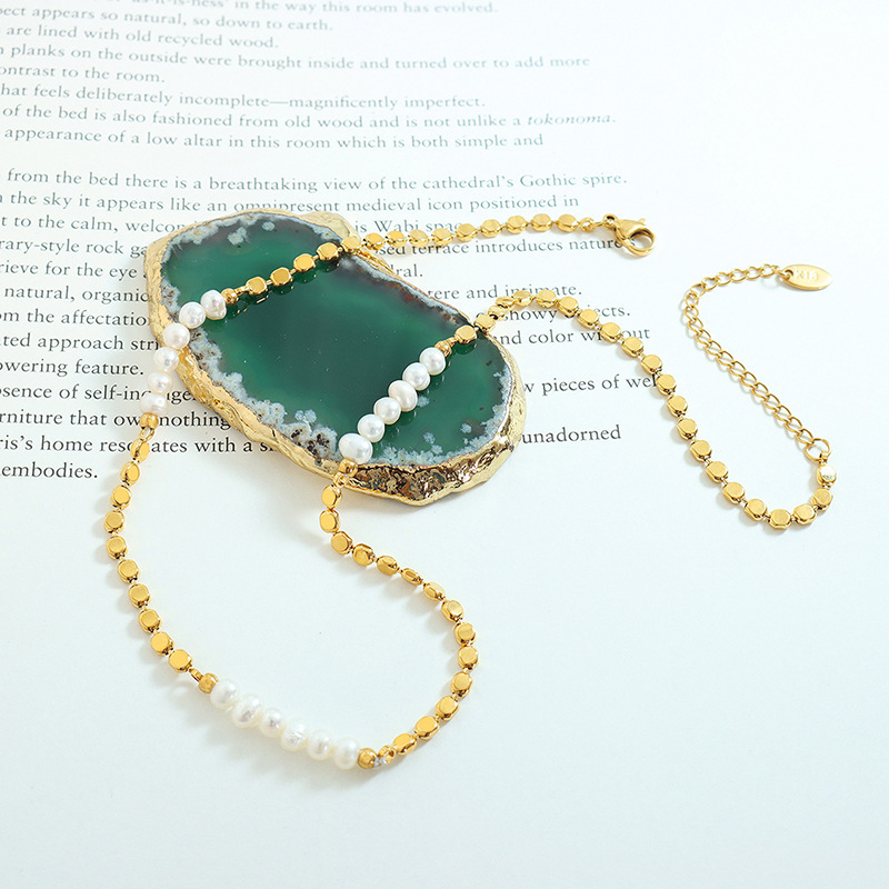 Heißer Verkauf Trendy Flache G – Pearl Trim Chain Bewertung und Preis