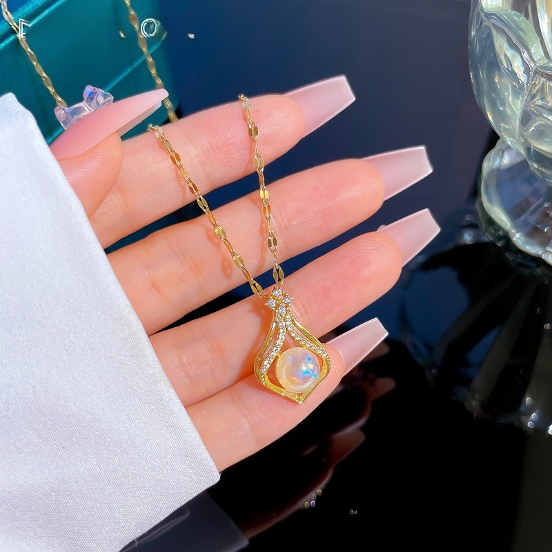 Elegante Damen K14 Goldfarbene – Pearl Trim Chain Bewertung und Preis