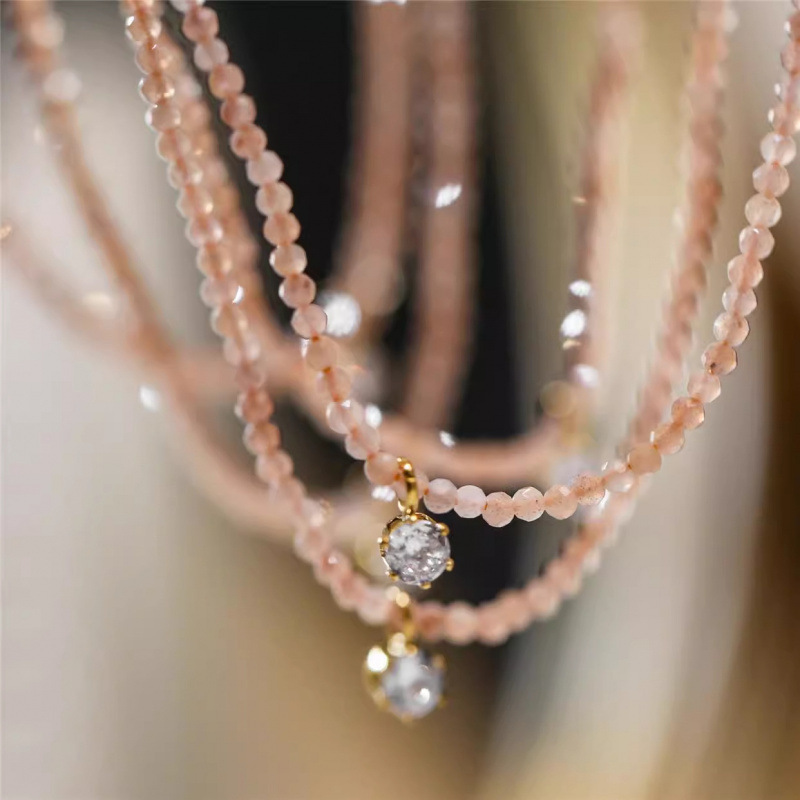 Mode Vintage Sexy Zirkon Anhän – Pearl Trim Chain Bewertung und Preis