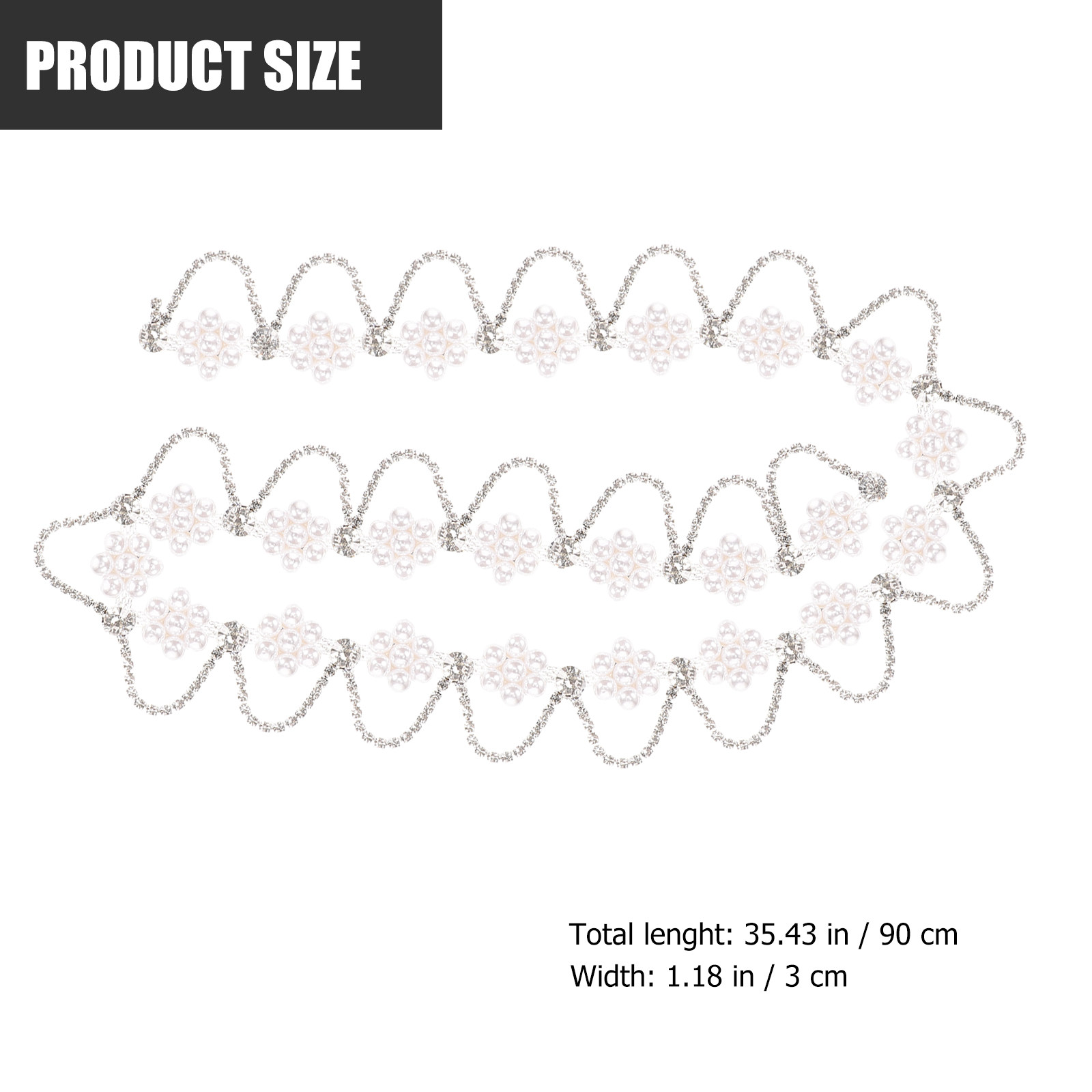 Hochwertige Strass-Perlenkette – Pearl Trim Chain Bewertung und Preis