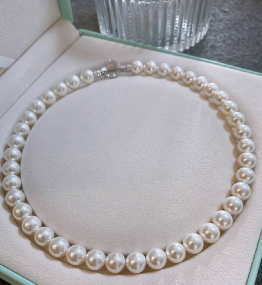 Wunderschöne AAAA++9-10mm 10-1 – Pearl Trim Chain Bewertung und Preis